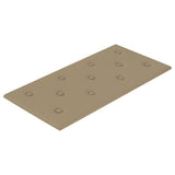Vidaxl -Wandplatten 12 Stcs 2,16 m² 60 x 30 cm Kunstleder Cappuccinocleur
