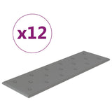 Vidaxl Wandpannelen 12 st 3,24 m² 90x30 cm kënschtlech Lieder