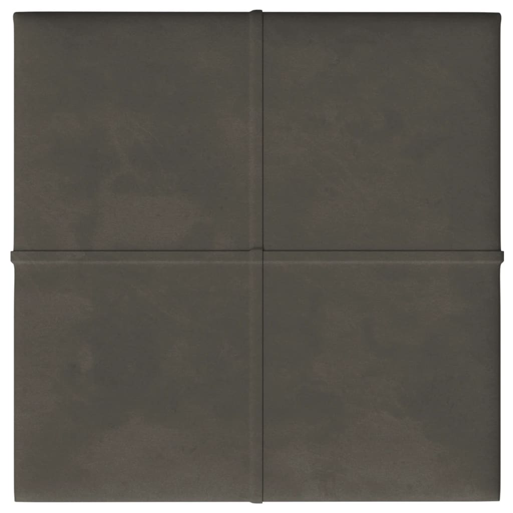 Vidaxl Wall panels 12 st 1.08 m² 30x30 cm velvet dark gray