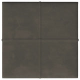 Vidaxl -Wandplatten 12 ST 1,08 m² 30 x 30 cm Samt dunkelgrau