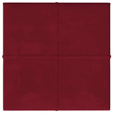 Vidaxl -Wandplatten 12 ST 1,08 m² 30 x 30 cm Samtweinrot
