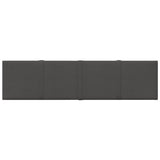 Paneles de pared Vidaxl 12 st 1.08 m² 60x15 cm de tela oscura gris