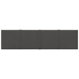 Vidaxl -Wandplatten 12 ST 1,08 m² 60x15 cm Stoff dunkelgrau
