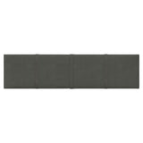 Vidaxl -Wandplatten 12 ST 1,08 m² 60x15 cm Samt dunkelgrau