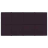 Vidaxl Wandpannelen 12 St.16 m² 60x30 cm Stoff Purple