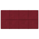 Panneaux muraux Vidaxl 12 ST 2,16 M² 60x30 cm VELVET VEL RED