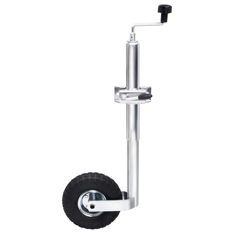 Vidaxl -Nasenrad mit gespaltener Klemme 48 mm verzinkter Stahl