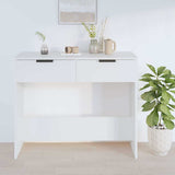 Vidaxl wandtafel 90x36x75 cm bewerkt hout wit