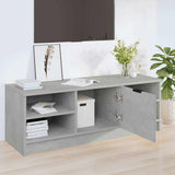 Vidaxl tv-meubel 102x35,5x36,5 cm bewerkt hout betongrijs