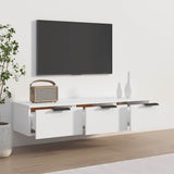 Vidaxl wandkast 102x30x20 cm bewerkt hout wit