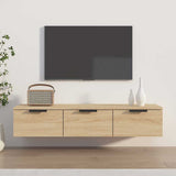 Vidaxl wandkast 102x30x20 cm bewerkt hout sonoma eikenkleurig