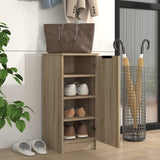 Vidaxl Cabinet da scarpe 30x35x70 cm Properpata in legno Oak colorato