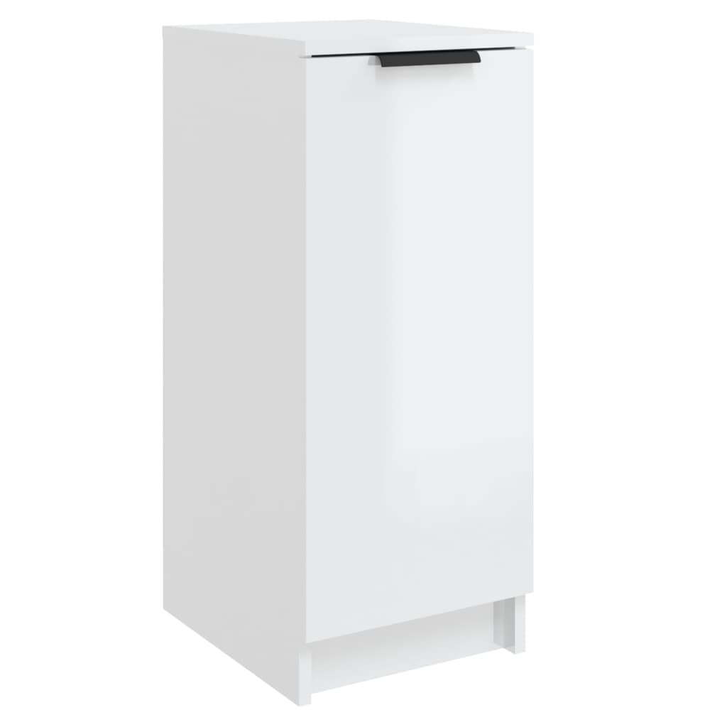 VidaXL Shoe cabinet 30x35x70 cm Properted Wood High Gloss White