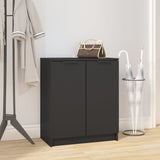 VidaXL shoe cabinet 59x35x70 cm Properted Wood Black