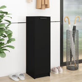 VidaXL Shoe cabinet 30x35x100 cm Properted Wood Black