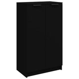 Vidaxl Shoe Cabinet 59x35x100 cm Property Wood Black