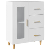 Vidaxl dressoir 69,5x34x90 cm bewerkt hout wit