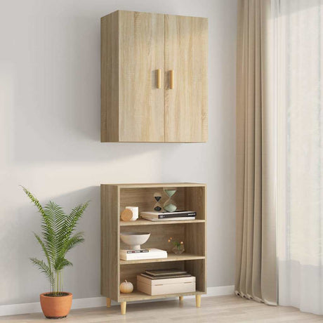Vidaxl bovenkast 69,5x34x90 cm sonoma eikenkleurig