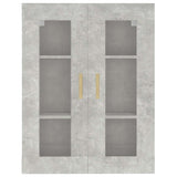 Vidaxl bovenkast 69,5x34x90 cm betongrijs