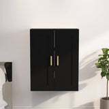 Vidaxl wandkast 69,5x32,5x90 cm bewerkt hout zwart