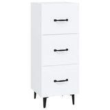 Vidaxl dressoir 34,5x34x90 cm bewerkt hout wit
