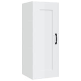 Vidaxl hangkast 35x34x90 cm bewerkt hout hoogglans wit