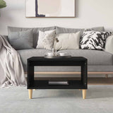 Vidaxl salontafel 60x50x40 cm bewerkt hout zwart