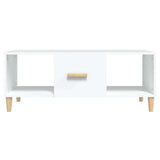 Vidaxl salontafel 102x50x40 cm bewerkt hout wit
