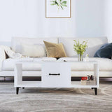 Vidaxl salontafel 102x50x40 cm bewerkt hout wit