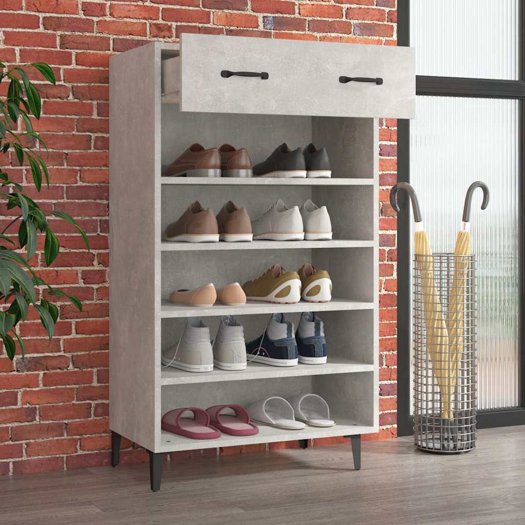 Vidaxl Schuhschrank 60x35x105 cm bearbeiteter Holzbetonpreis