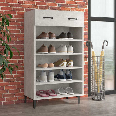 Vidaxl Schuhschrank 60x35x105 cm bearbeiteter Holzbetonpreis