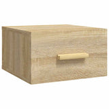 Vidaxl nachtkastje wandgemonteerd 35x35x20 cm sonoma eikenkleurig