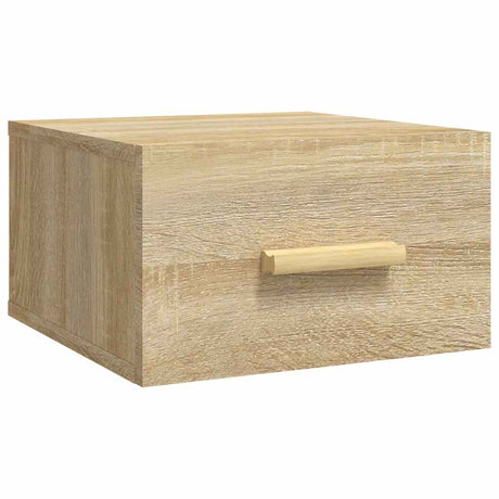 Vidaxl nachtkastje wandgemonteerd 35x35x20 cm sonoma eikenkleurig
