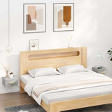 Vidaxl nachtkastjes 2 st wandgemonteerd 35x35x20 cm betongrijs