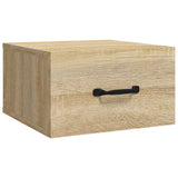 Vidaxl nachtkastje wandgemonteerd 35x35x20 cm sonoma eikenkleurig