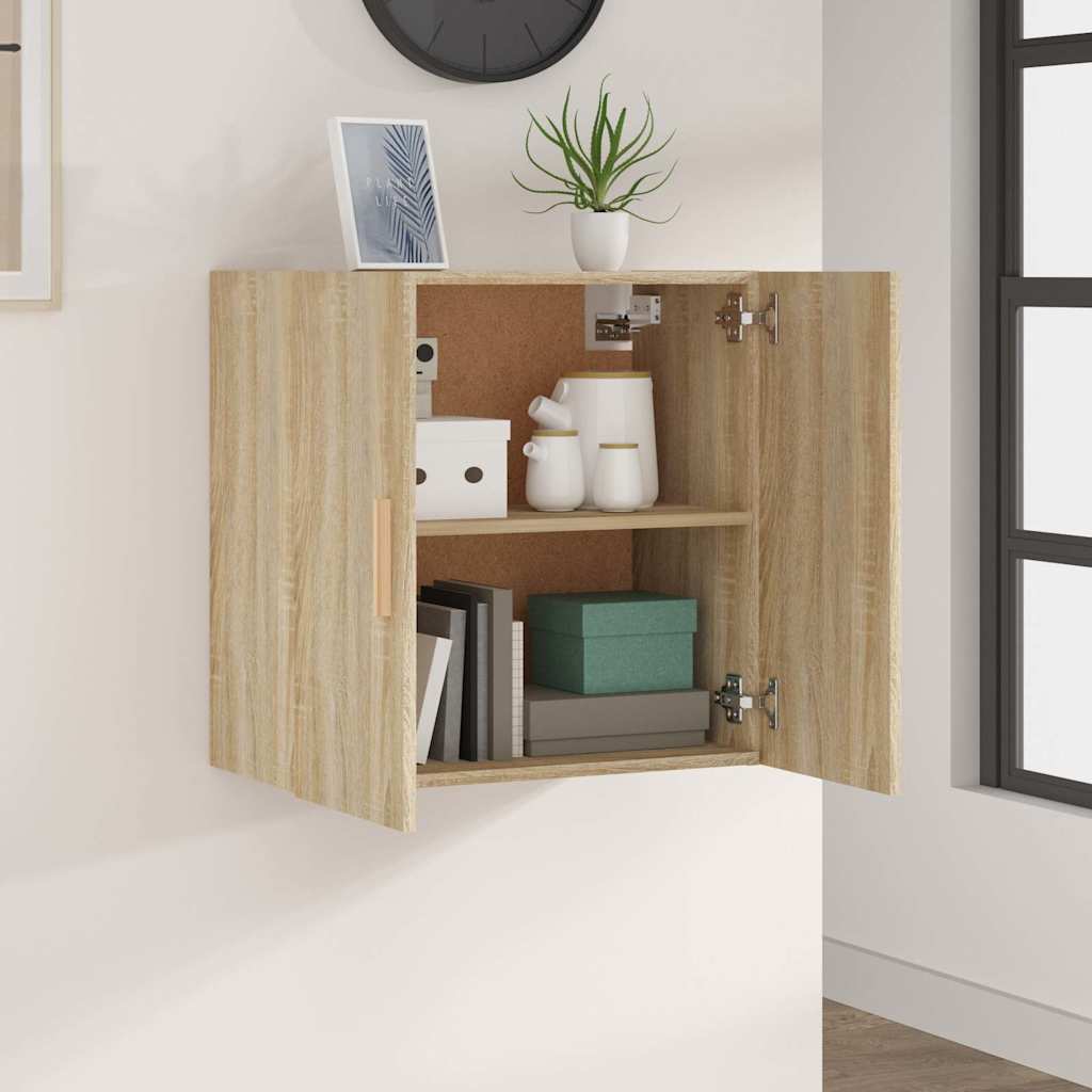 Vidaxl wandkast 60x30x60 cm bewerkt hout sonoma eikenkleurig
