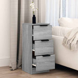 Vidaxl dressoir 30x30x70 cm bewerkt hout grijs sonoma eikenkleurig