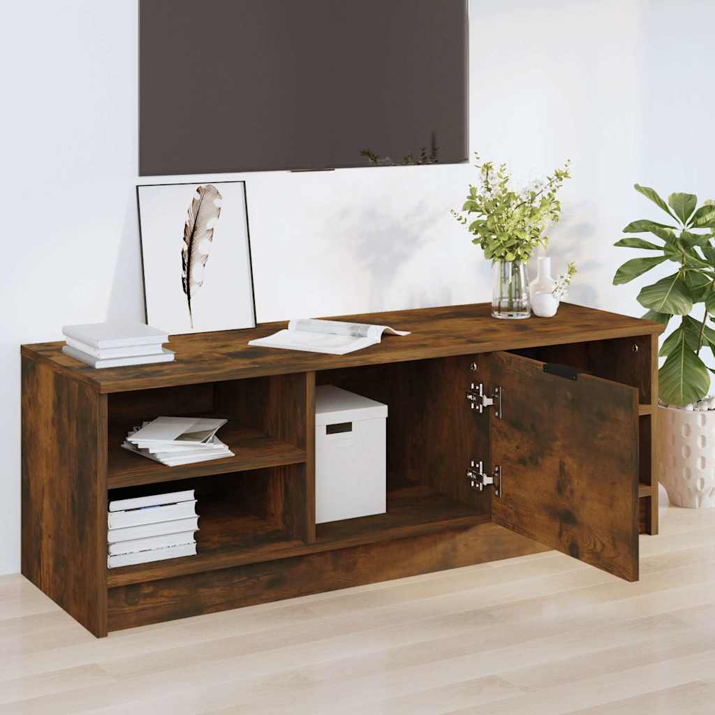 Vidaxl tv-meubel 102x35,5x36,5 cm bewerkt hout gerookt eikenkleurig