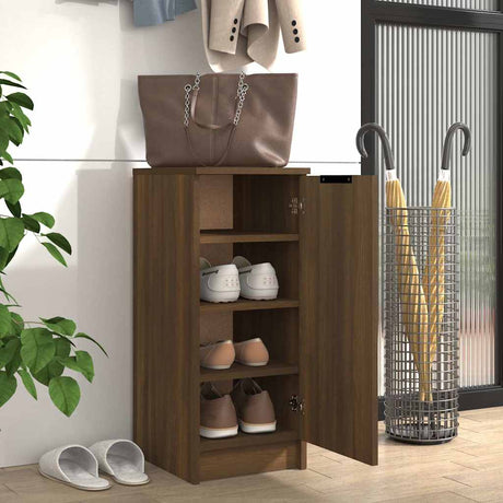 Vidaxx Schuhschrank 30x35x70 cm, fertige Holzfarbe, braune Eiche