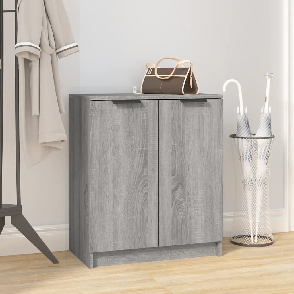 Vidaxl Schong Cabinet 59x33X70 cm Ecke Holz Greyoma Oaka faarweg