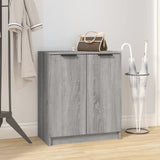 VidaXL shoe cabinet 59x35x70 cm Properted Wood Gray Sonoma Oak colored