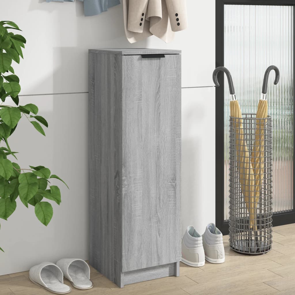 VidaXL shoe cabinet 30x35x100 cm Properted Wood Gray Sonoma Oak color