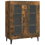 Vidaxl dressoir 69,5x34x90 cm bewerkt hout gerookt eikenkleurig
