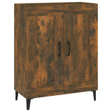 Vidaxl dressoir 69,5x34x90 cm bewerkt hout gerookt eikenkleurig