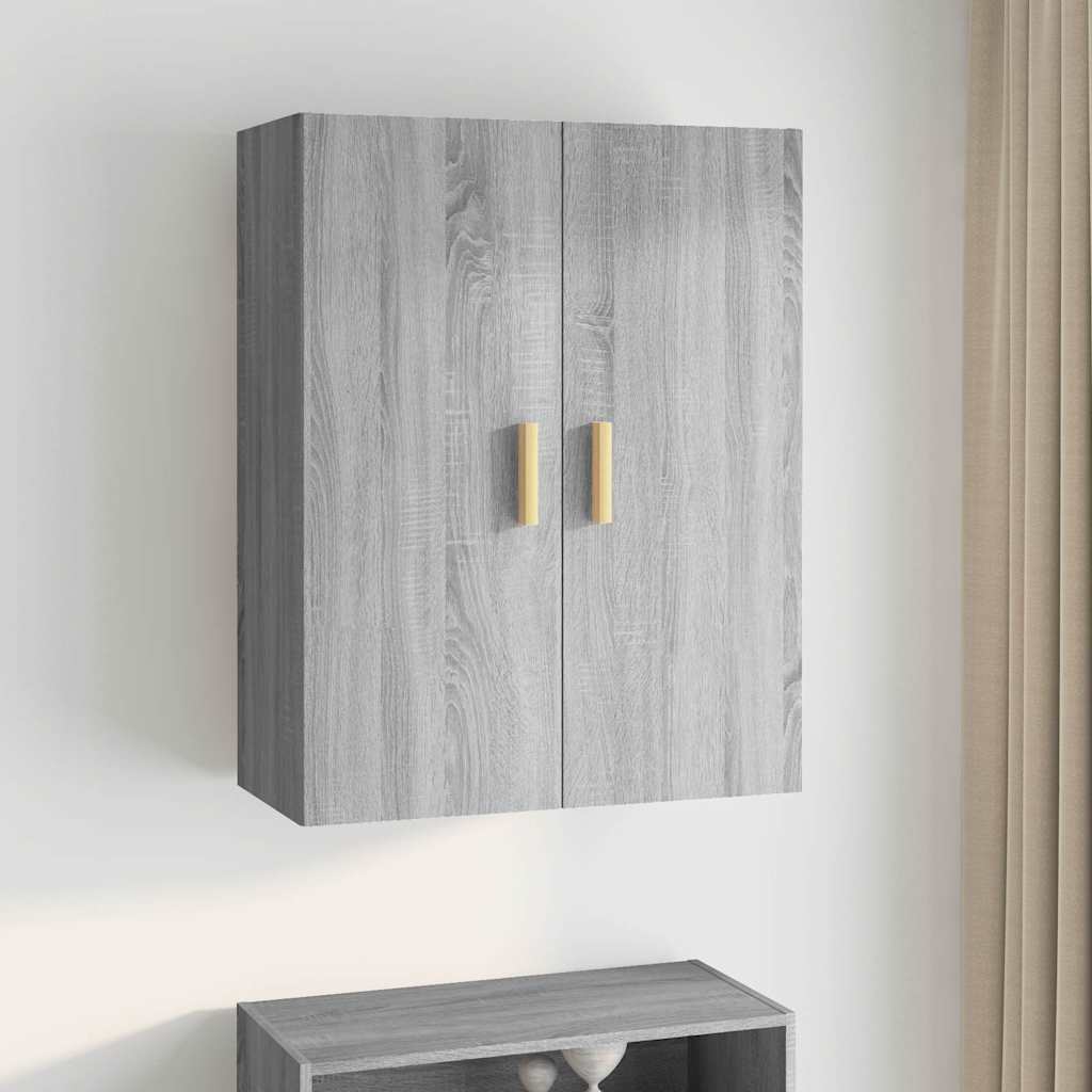 Vidaxl bovenkast 69,5x34x90 cm grijs sonoma eikenkleurig