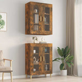Vidaxl hangkast 69,5x34x90 cm gerookt eikenkleurig