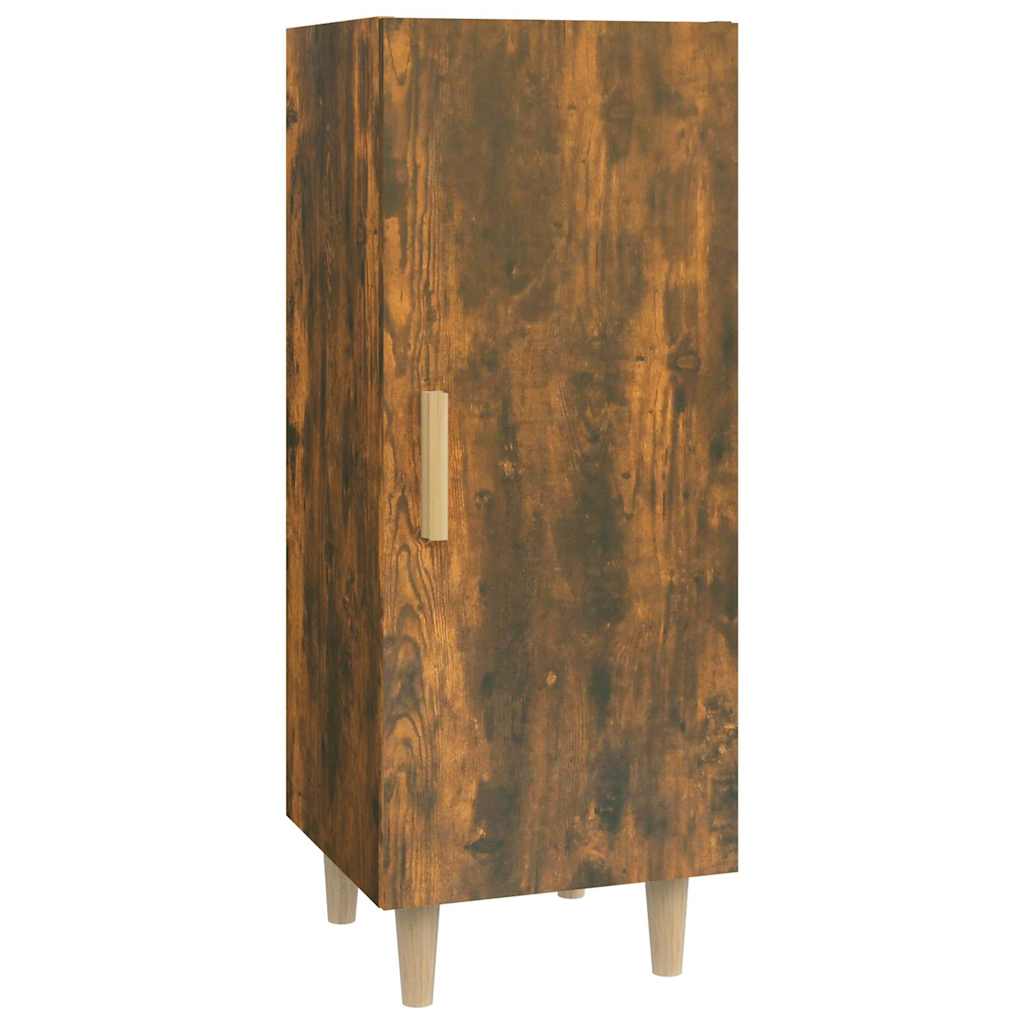 Vidaxl dressoir 34,5x34x90 cm bewerkt hout gerookt eikenkleurig