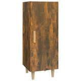 Vidaxl dressoir 34,5x34x90 cm bewerkt hout gerookt eikenkleurig