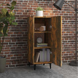 Vidaxl dressoir 34,5x34x90 cm bewerkt hout gerookt eikenkleurig