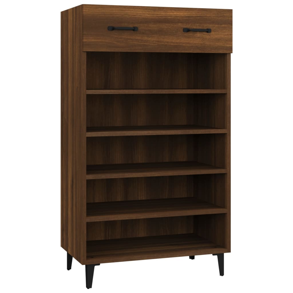 Vidaxl Schong Cabinet 60x33x105 cm schneiden Holzbroch Oakfaarf